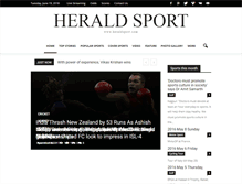 Tablet Screenshot of heraldsport.com